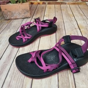Chaco Woman's ZX2 Yampa Sandals Purple 7 Wide